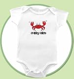 Crabby Cakes Short Sleeve Infant Onesie, Baby Size 6-12 Months