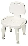 `Bath Bench w/ Back Premium Series With back * Strong composite construction provides comfort and st