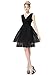 Ever Pretty Women's Sexy Double V-neck Ruched Cocktail Party Dress 00279