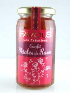 Aroma, fluffy, confiture FAVOLS confit Petales de Roses Rose petal confit