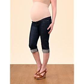 A Pea in the Pod: mavi secret fit belly(tm) 5 pocket maternity capri jean