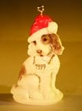 Bonsai Boy's Miniature Ceramic Dog Figurine Christmas Tree Decoration By Giuseppe Armani
