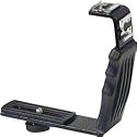 Adorama Heavy Duty L-bracket with 2 Standard Flash Shoe Mounts