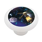 Sattelite Orbit Decorative High Gloss Ceramic Drawer Knob