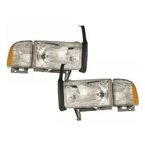 Dodge-Ram-Headlights-OE-Style-Replacement-Headlamps-Driver-Passenger-pair-New
