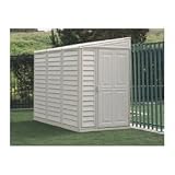 Outdoor Sidemate Pvc Storage Shed With Foundation 3'11" X 7'10" X 6'1"