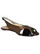 DOLCE & GABBANA Silver Slingback Shoes in Silver/bronze DOLCE & GABBANA Silver Slingback Shoes in Silver/bronze