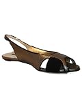 DOLCE & GABBANA Silver Slingback Shoes in Silver/bronze