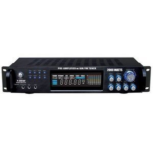 Pyle P2001AT 2000W Hybrid Pre Amplifier with AM/FM Tuner