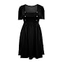 LADIES PLUS SIZE BLACK MILITARY STYLE TUNIC DRESS &hellip Curvylicious