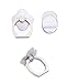 Creaker Zinc Alloy & PC Cell Phone Ring Stand & Holder for iPhone & Android Mobile Phones/ iPad/ iPod/ Tablet) (Silver)