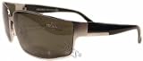 Prada - Authentic Prada SPR54F Sunglasses Sun Glasses SHINY BLACK Lens GREEN Frame