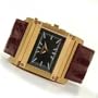 Triumph Men's 360-Reversible Stainless Steel Leather Strap Watch