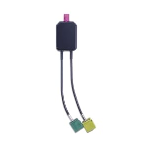 Audiovox XM XMSP Terk Single to Dual Antenna Input Splitter (Black) by Terk