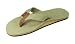  : Rainbow Sandals - Womens Hemp Single Layer Wide Strap Natural Size X-Large (9)