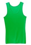 District Threads - Ladies Tank Bright Green-XL