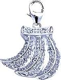 Bananas, 14K Gold Diamond Charm