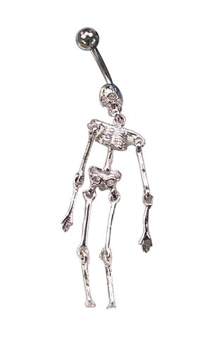 Skeleton Bones Skull Bone Barbell Body Jewelry Piercing | Promotion Shop Online