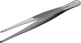 ＴＲＵＳＣＯ　高精度ステンレス製ピンセット　１３０ｍｍ　有鈎型　2709287　TSP80