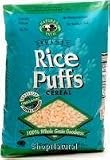 Cereal, Rice Puffs, Organic, 6 oz.