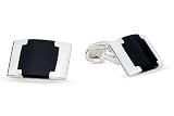 Onyx Cufflinks: Sterling Silver