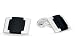 Onyx Cufflinks: Sterling Silver