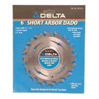 Click here to buy Delta 6 Short Arbor Dado Blade by Delta.