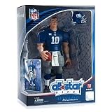 Eli Manning 2008 NFL All Star 9 Inch Vinyl Figure New York Giants Action Figure with Toy Football and Trading Card Upper Deck Collectible