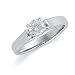 Platinum Diamond Engagement Ring - 0.50 Ct.