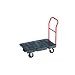Rubbermaid Commercial 4403 500 lbs Mass Capcity, 36" Length x 24" Width, Black HDPE Standard Heavy-Duty Platform Truck