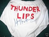 HULK HOGAN AUTOGRAPHED THUNDERLIPS TRUNKS ROCKY 3 (WRESTLING)