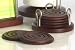 Wood Coaster Set - Sierra (Walnut) (5W x 2.75H)