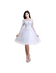 V-neck Sheer Applique Lace Short Satin/Tulle Mini Dress 