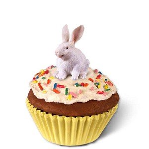 White Rabbit Cupcake Trinket Box