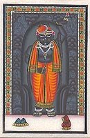 ShalinCraft Gift and Collectible In Miniature Style On Marble Plates Created By Folk Artist Of Rajasthan