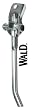 Wald Axle Mount Kickstand 67-20 20" 3/8" Silver
