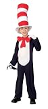 Cat in the Hat Fancy Dress Costume for child age 5 6 7 Standard