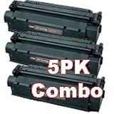 5-Pack Compatible Toner Cartridge Combo for Canon IimageClass D320/D340, Faxphone L400 Printers - re
