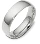 6mm Tiffany Platinum Comfort Fit Wedding Band Ring - 7