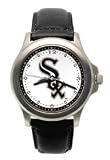 Chicago White Sox Mens Rookie League Leather Strap Watch