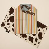 Bella Tunno - Cowboy Brown Multi Stripes & Animal Print Bib Bundle (3-piece set)