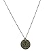 Heirloom Finds Antiqued Gold Tone Tree of Life Circle Pendant Necklace