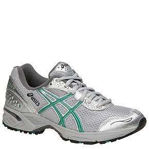 Click here to buy Asics Womens Gel-Oberon White Smoked Pearl Lightning Running.