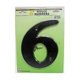 House Number- 6 Inches Plastic