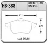 Hawk Performance HB388F.756 HPS Brake Pad