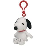 Ty Beanie Baby Snoopy the Dog Key Clip