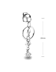 Design I - Diamond And 18K White Gold Earrings