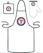 Texas Rangers Grilling Apron Set - Baseball Sports Merchandise