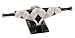 Krux Gnargyle Trucks Downlow, 3.5 - Inches, Black