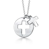 TIFFANY&Co. ティファニー ネックレス ステンシル クロス ペンダント 並行輸入品